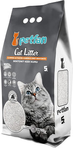PET FAN CAT LITTER CLUMPING ACTIVATED CARBON 5L