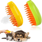 Cat Steam Brush Self Cleaning Steam Brush for Massage & Removing Tangled Hair