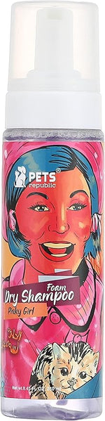 Pets Republic Dry Foam Shampoo Pinky Girl 250ML