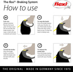 Flexi Neon Medium 5m Retractable Tape Leash for Dogs Up to 25kg