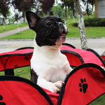 Pet Tent for Cats and Small Dogs Red Small 73x73x43 cm