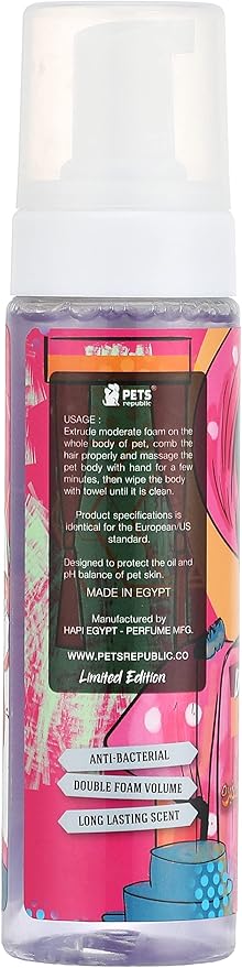 Pets Republic Dry Foam Shampoo Pinky Girl 250ML