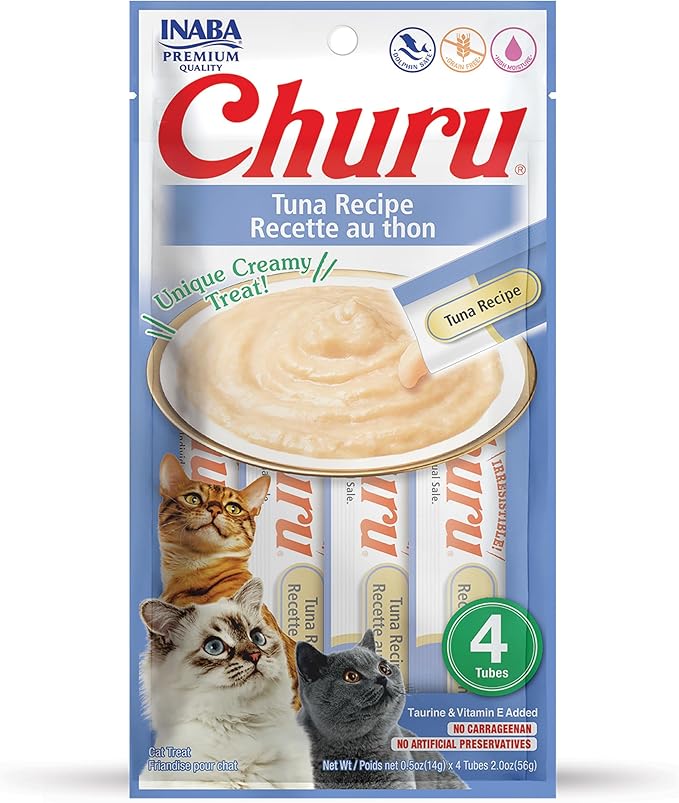 Churu Creamy Cat Treat Tuna 4 Tubes 56g