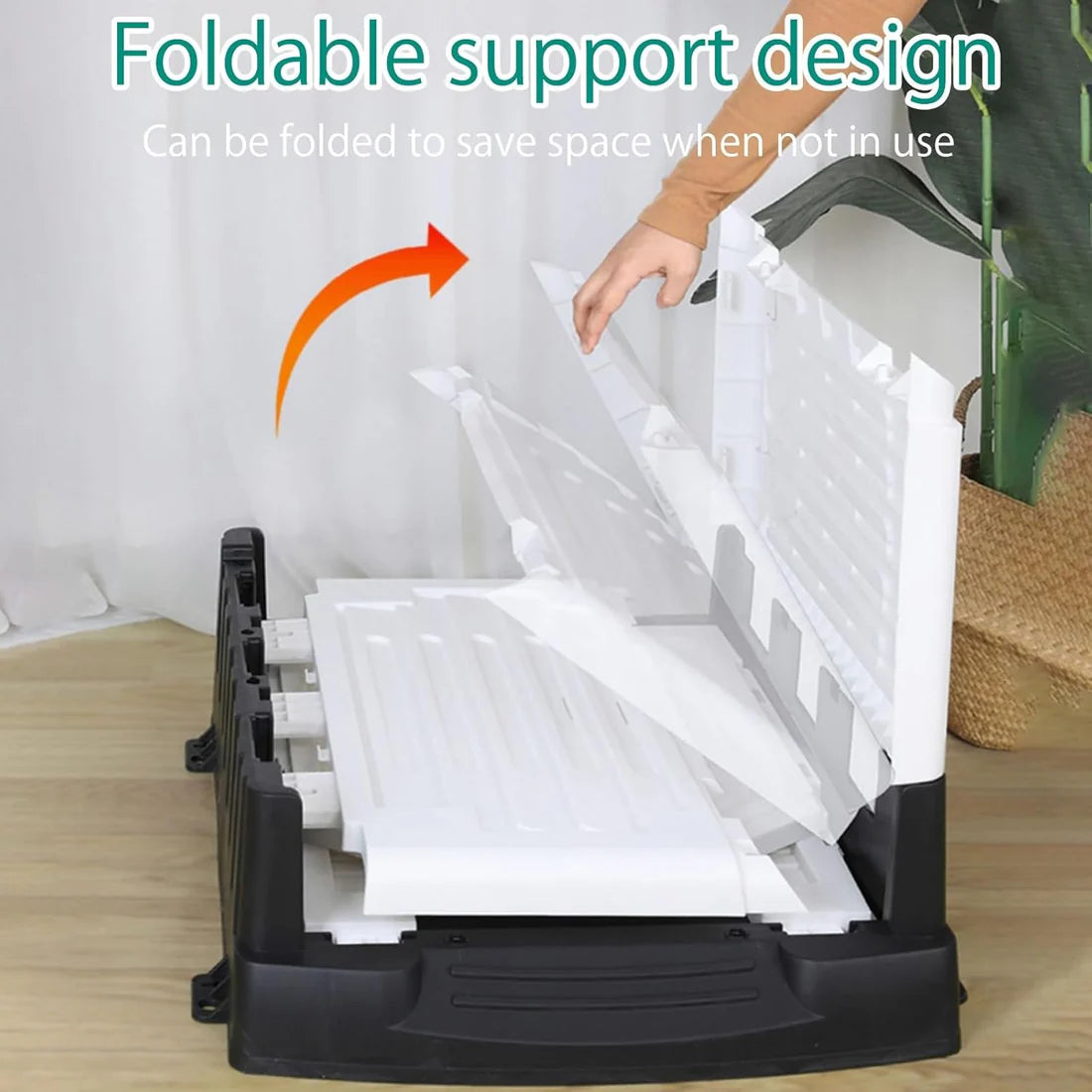 House Plastic With Metal Door for Medium Dog