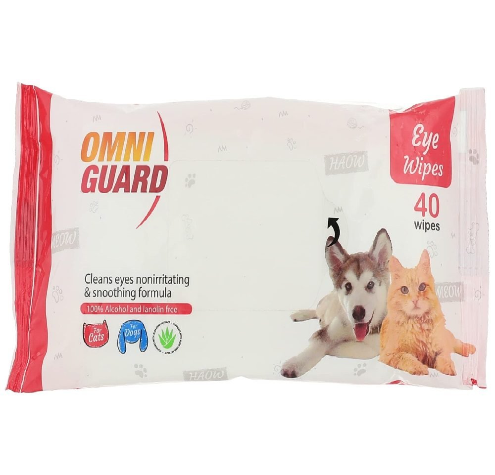 Omni Guard Pet Wipes 40 wipes