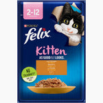 Felix with Chicken in Jelly Wet Kitten Food Pouch 85g