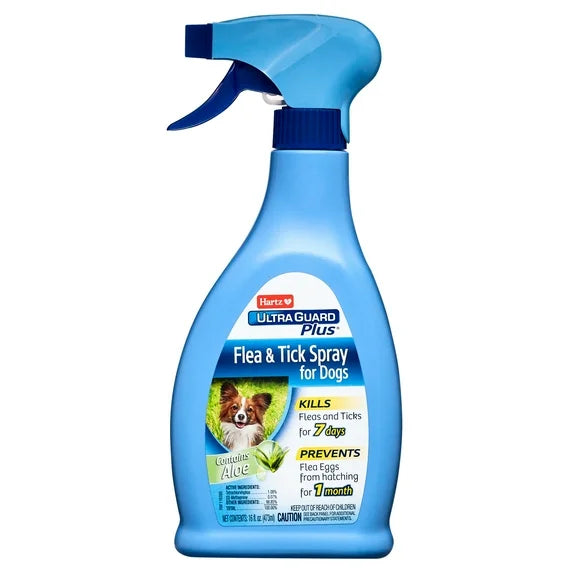 Hartz UltraGuard Plus Flea And Tick Spray With Aloe for Dog 473Ml