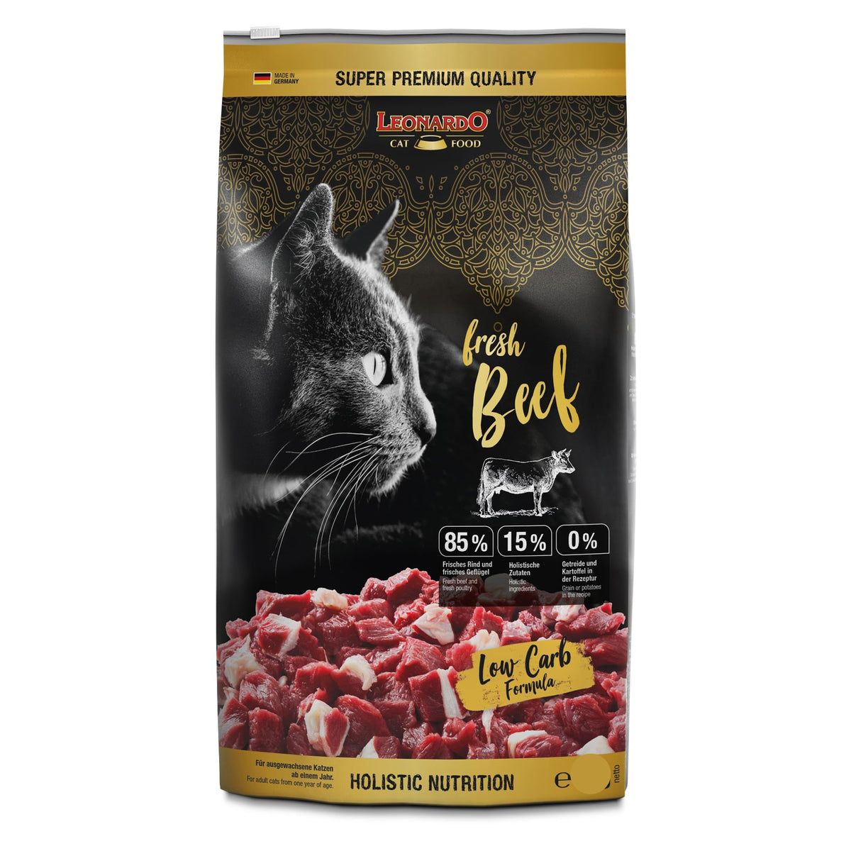 Leonardo GF and holistic Dry Food For adult Cats With fresh salmon 250 gr