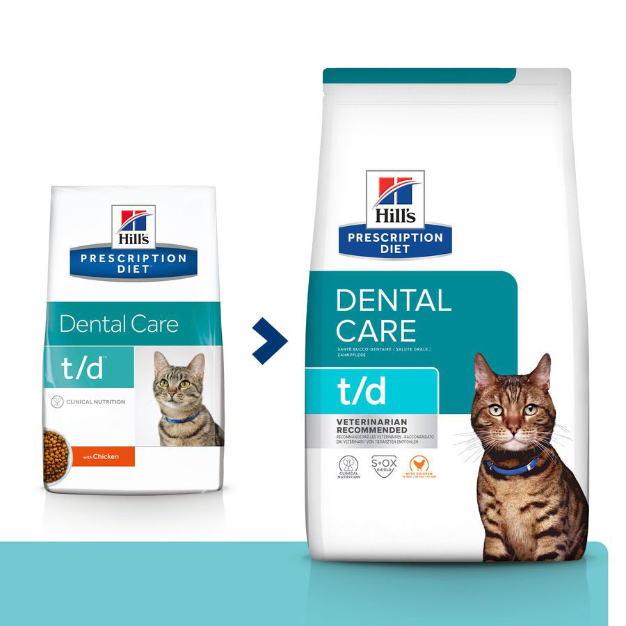 Hill's T/D Dental Care dry food for Cat With Chicken 1.5 Kg