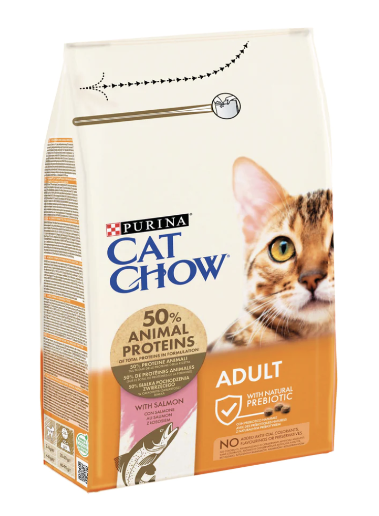 Cat Chow Rich in Salmon Adult Cat Dry food 1.5kg