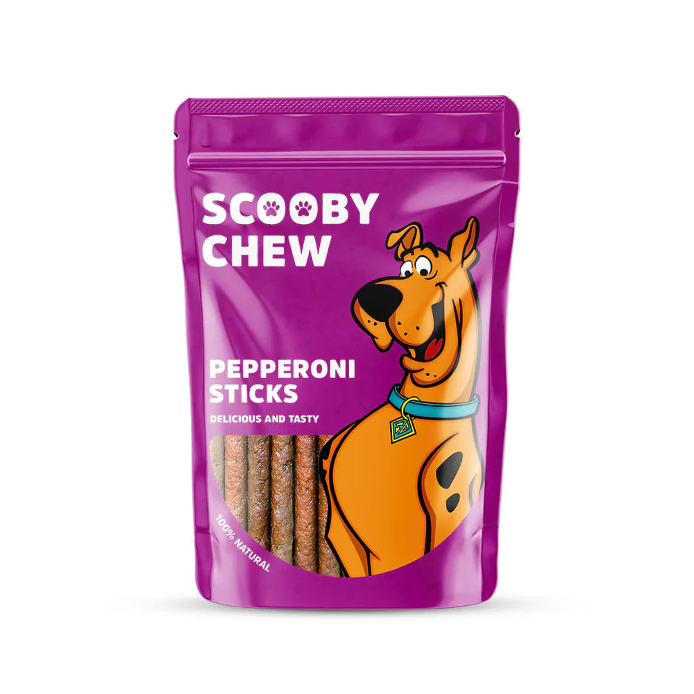 Scooby Chew Pepperoni Stick Dog Treats 120 gr