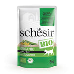 Schesir BIO Pollo e maiale con zucchini in paté 85g in busta