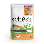 Schesir BIO Sterilized manzo e pollo con carote in paté 85g in busta
