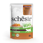 Schesir BIO Sterilized pollo e maiale con zucca in paté 85g in busta