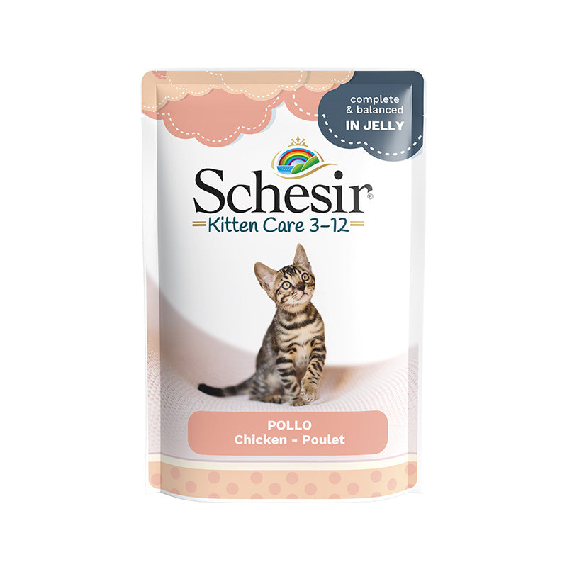 Schesir Kitten pollo in gelatina 85g in busta