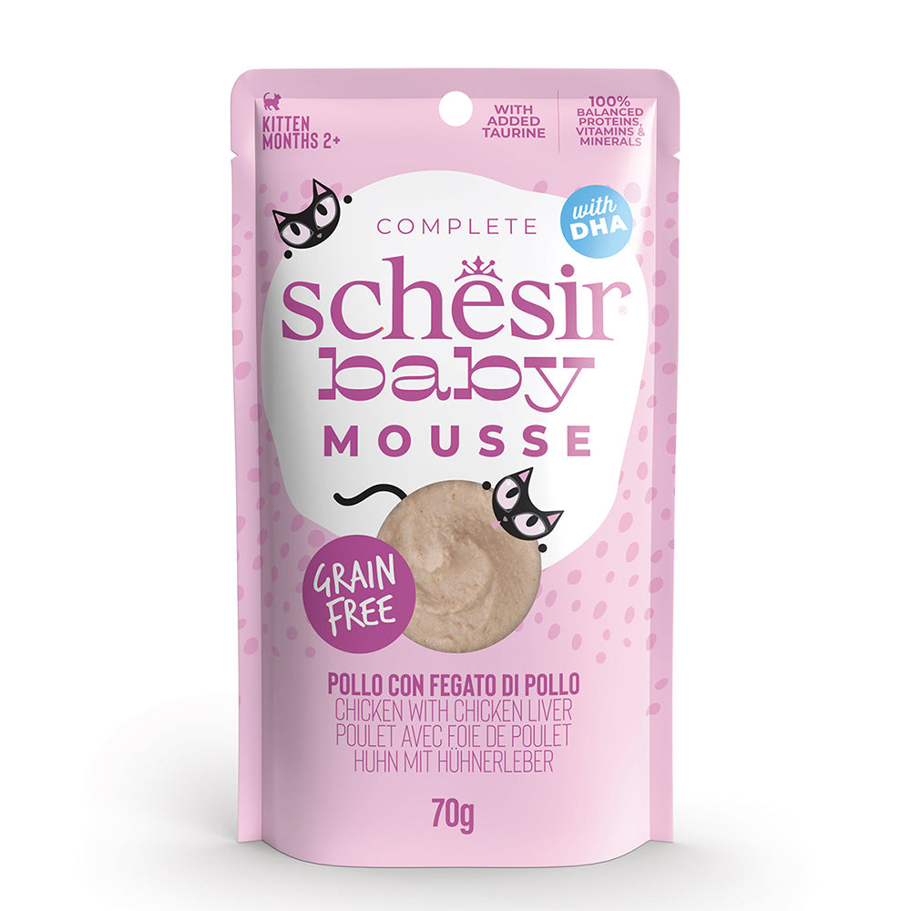 Schesir Pollo con fegato di pollo in mousse 70g in busta