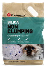 Crystal Flamingo Cat Litter Silica Medium Grains 5L