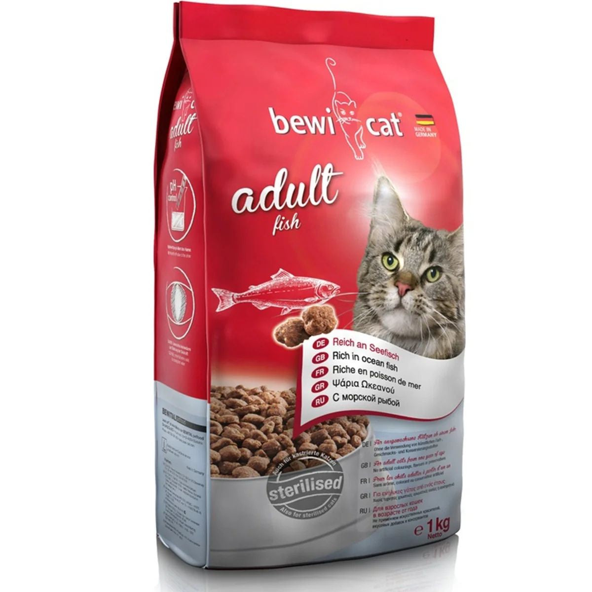 Bewi Cat Dry Food Fish 1kg