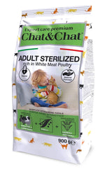 Chat&Chat Care Adult Sterilised Cat Dry Food 900g