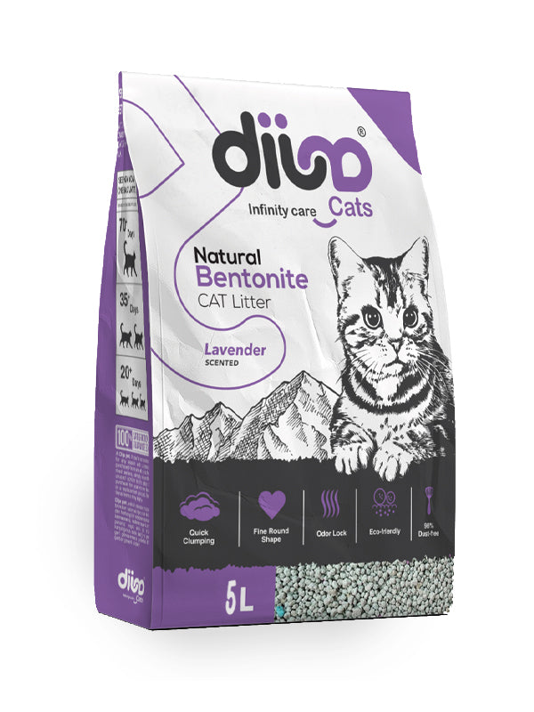 Dija cat litter clumping lavender – 5L