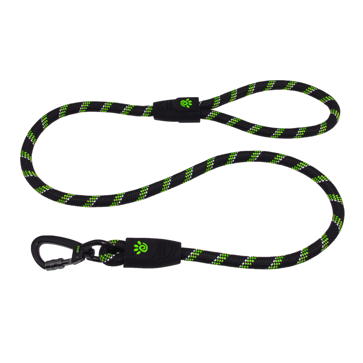 DOCO® 5ft Reflective Rope Dog Leash w/ Click & Lock Snap (3/8" Width x 5ft) (8mm*150cm)