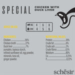 Schesir Exigent pollo con fegato di anatra in mousse 70g in busta
