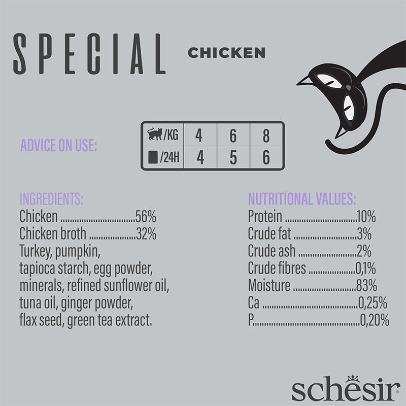 Schesir Light pollo in mousse 70g in busta