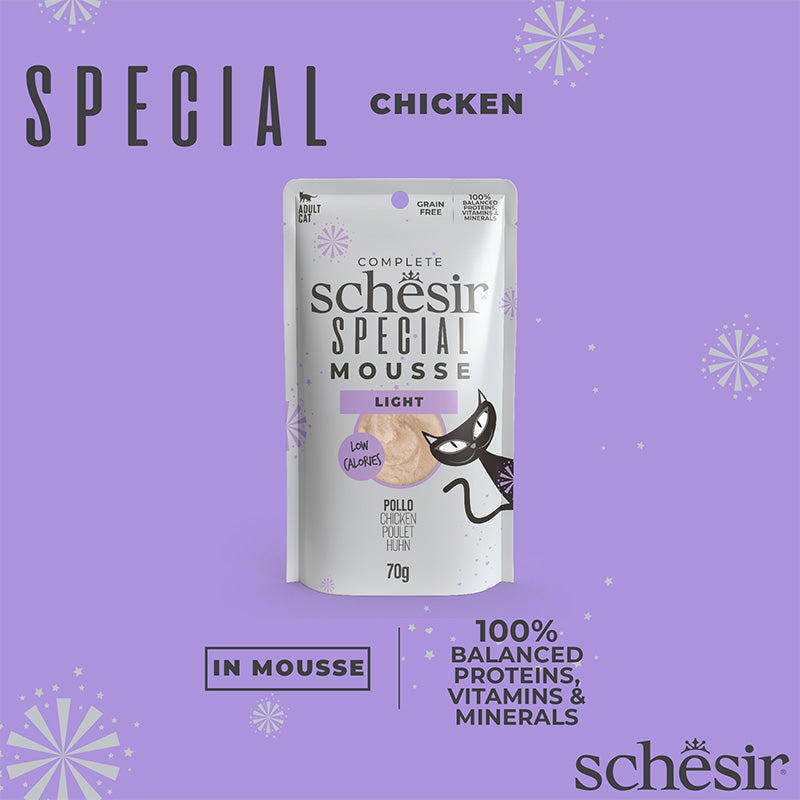 Schesir Light pollo in mousse 70g in busta