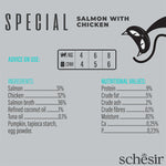 Schesir Skin&Coat salmone con pollo in mousse in busta 70g