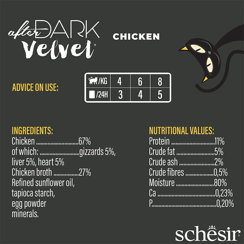 Schesir after dark Pollo in mousse 80g in busta