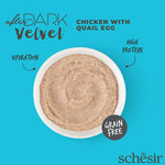Schesir after dark Pollo con uovo di quaglia in mousse 80g in busta