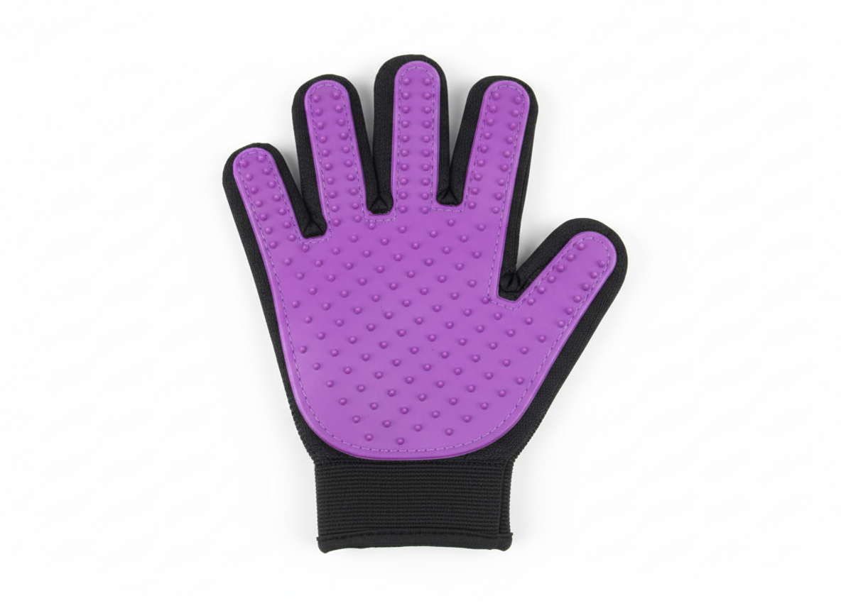 Hair Grooming Brush and Shedding Removal Glove for Dogs and Cats 1 Piece