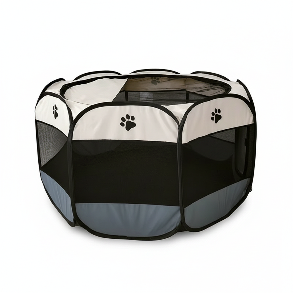 Pet Tent for Cats and Small Dogs Grey Medium 91x91x58 cm