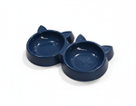 Double Plastic Feeder for Cats