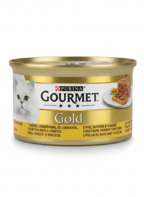 GOURMET PURINA GOLD WITH CHICKEN and CARROTS 85 GR