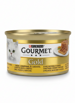 GOURMET PURINA GOLD WITH CHICKEN and CARROTS 85 GR