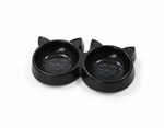 Double Plastic Feeder for Cats