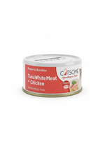 Catsome Grain Free Tuna White Meat & Chicken Cat Canned Food Gravy 80g