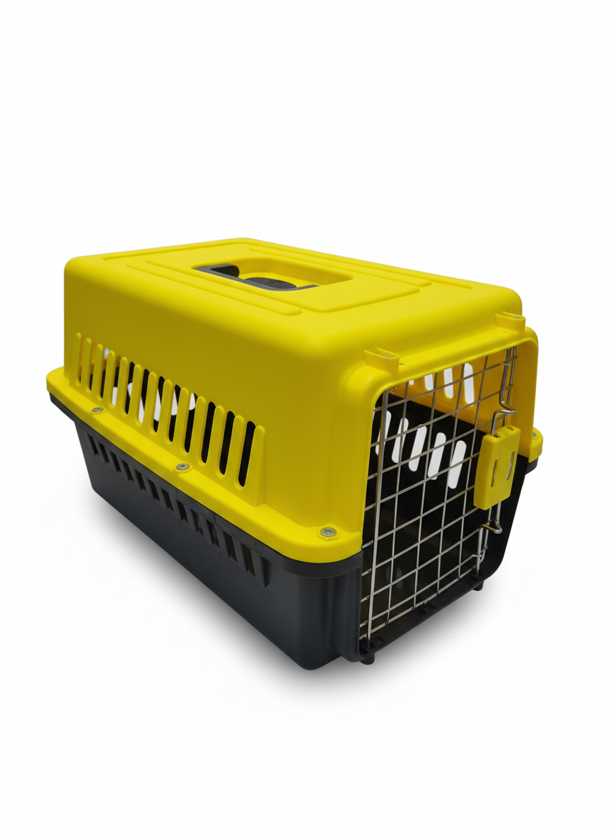 Groovy Cat Carrier Box Size S 45*28Cm Yellow