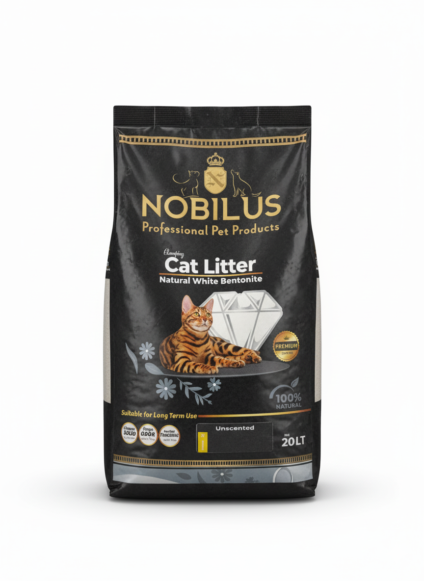 Nobilus Cat Litter 20L (NO SCENTED)