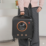 Dog Carriers with Wheels and Handle up to 10 kg Black