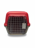 Travel Pet Box with Clips 56*26Cm Red