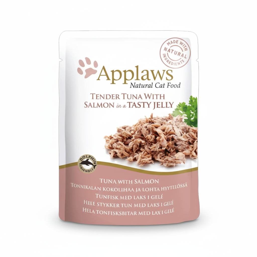 Applaws Natural Tuna with Salmon in Tasty Jelly Wet Cat Food Pouch -70g