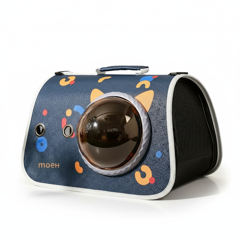 Pet Carrier BackpackStarry Sky Blue for Cats and Small Dogs