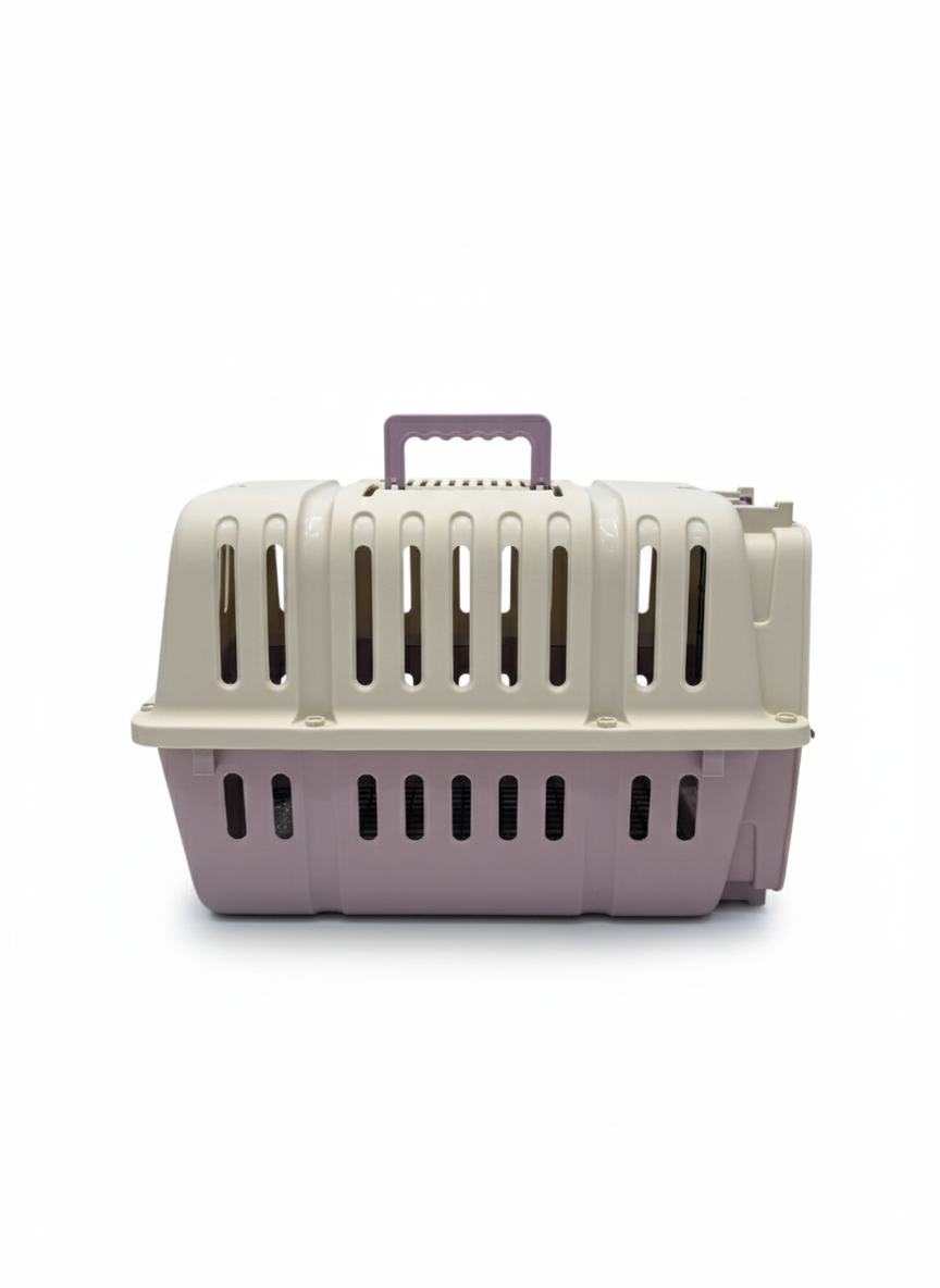 Naomi Pet Crate Purple - With Bowl and Plastic Pad 45.5*31*30.5cm