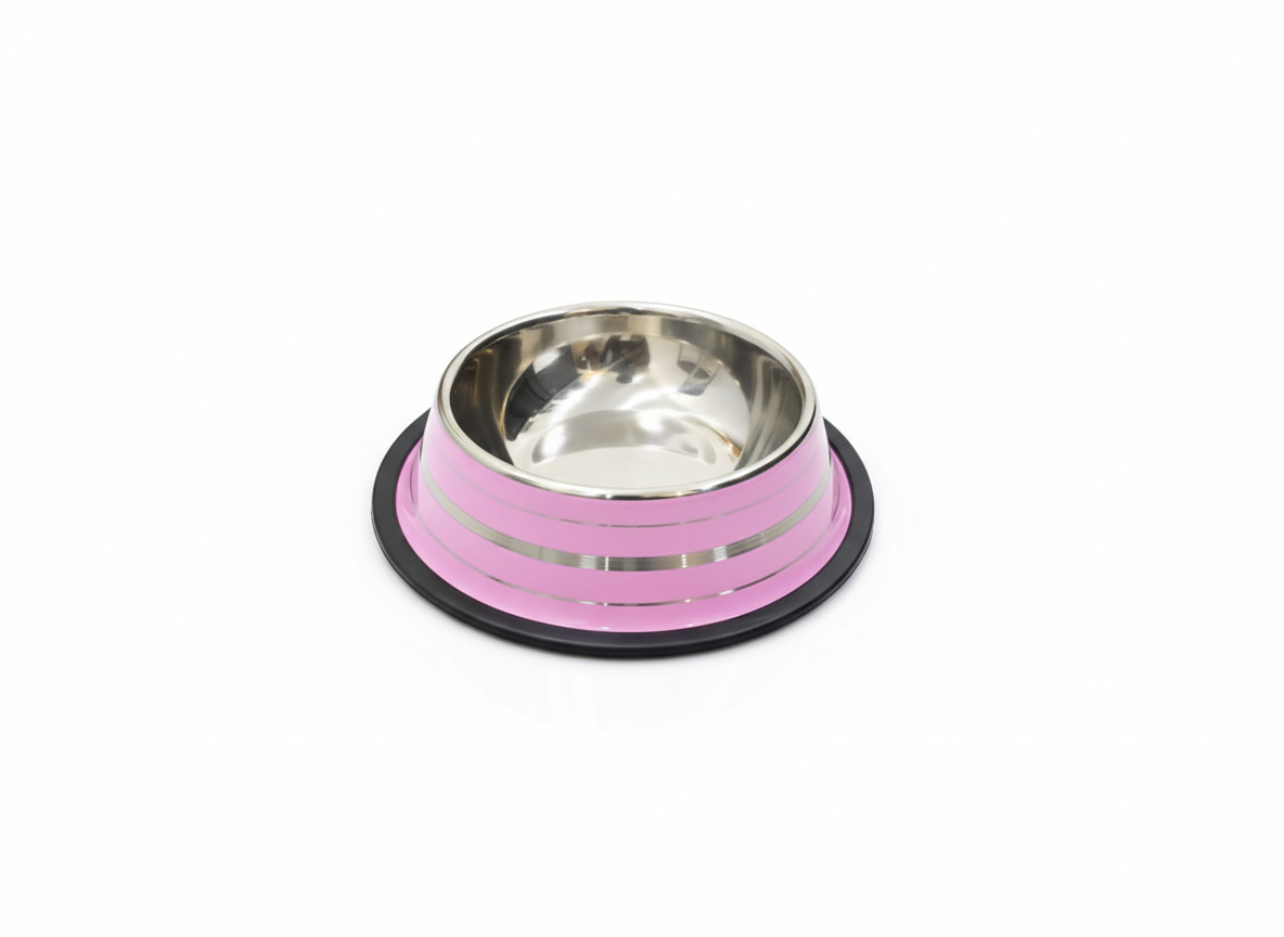 Pet Bowl Food and Water Stainless Steel for Kittens and Small Dogs