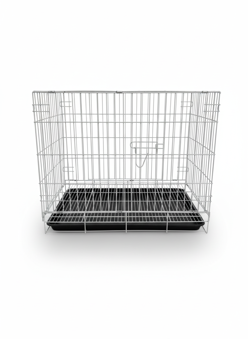 Steel Pet Box 60*45Cm White