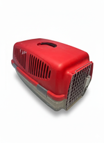 Travel Pet Box with Clips 56*26Cm Red