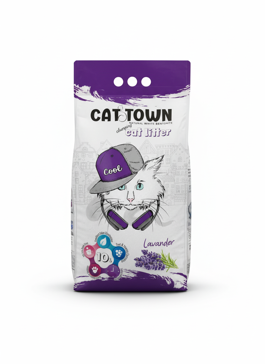 Cat Town Cat Litter Lavender 10L