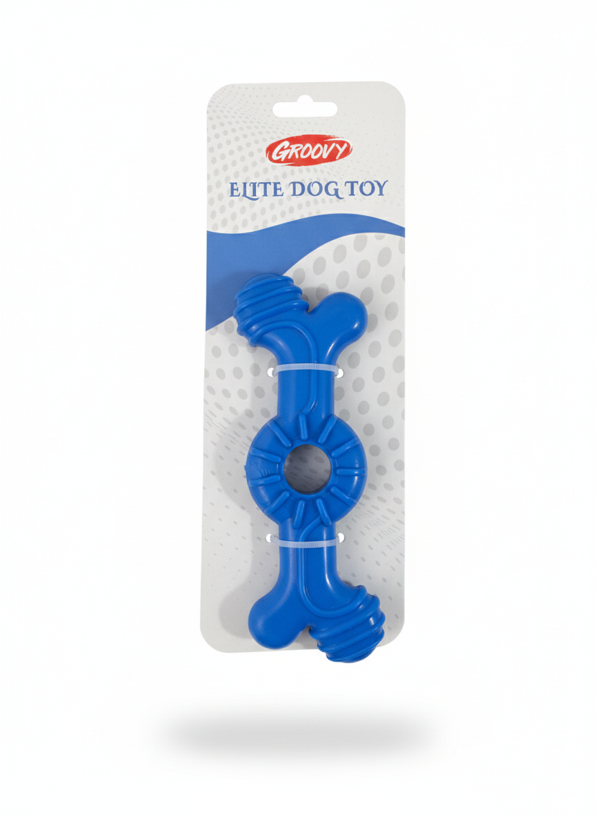 Groovy Elite Dog Toy Bone Ring